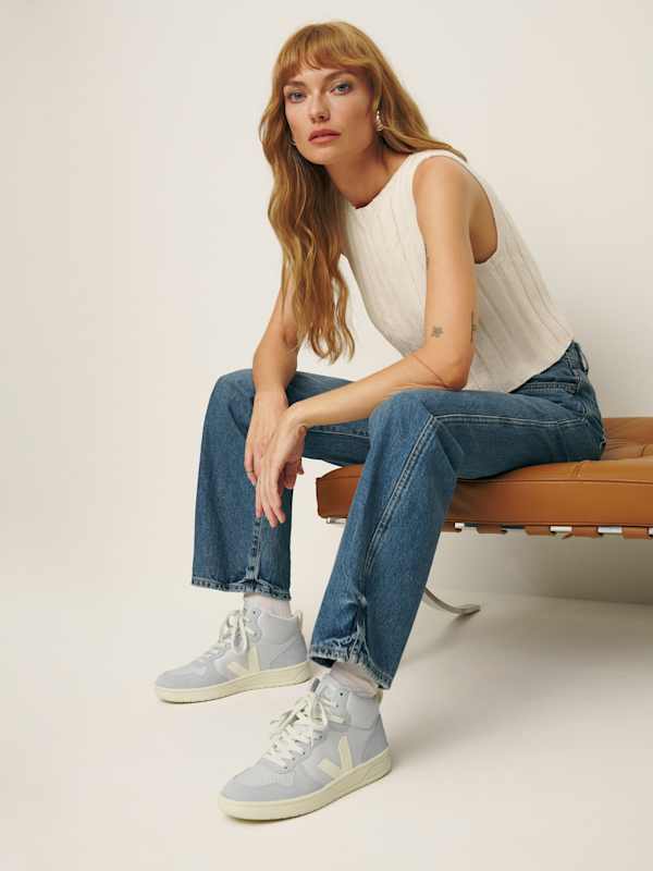 Baskets V-15 Veja - Perle Noix de cajou