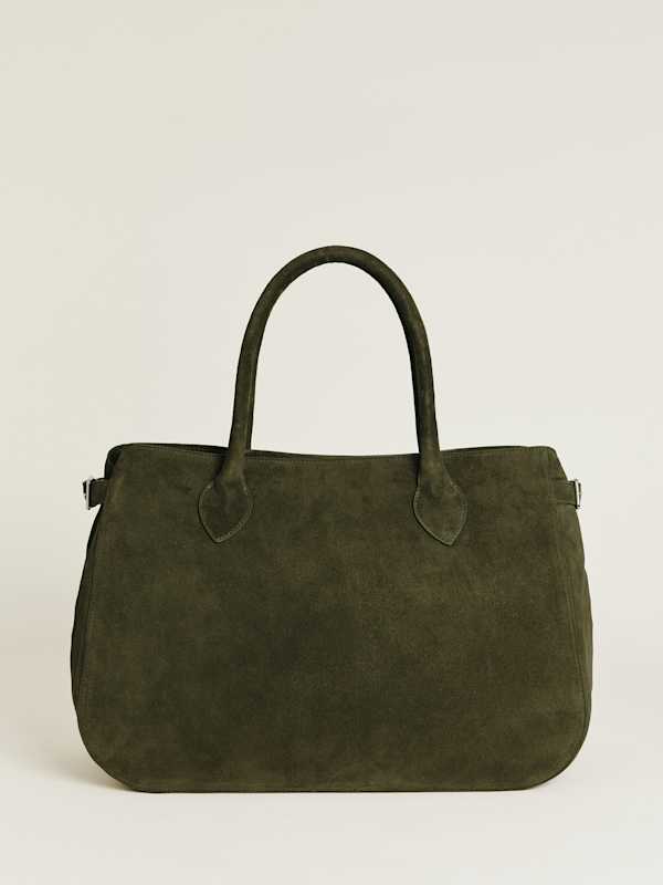 Sac oversize Patrizia - Daim Leccio