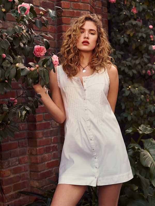 Robe Anemone - Blanc