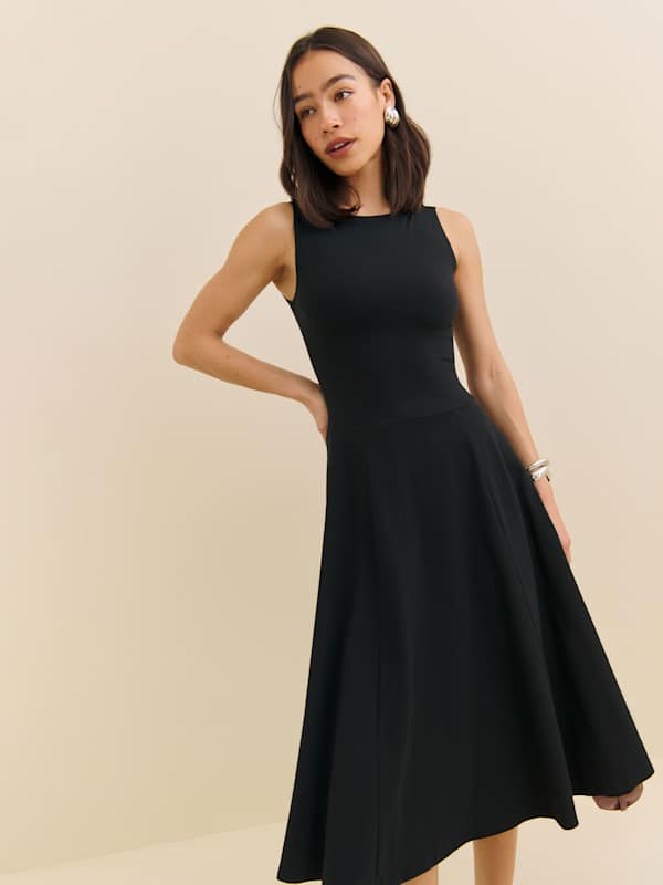 Devin Knit Dress - Black