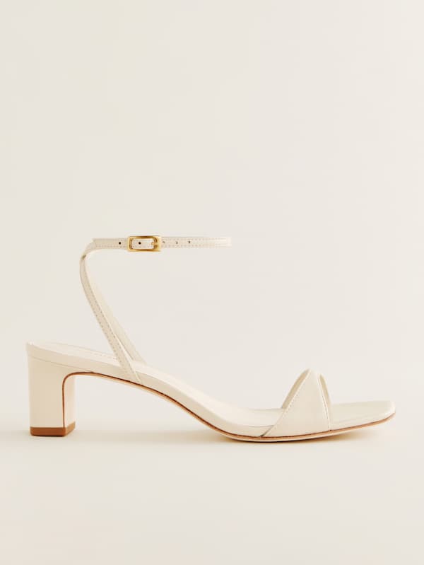 Sandales à talons Sage - Cuir amande